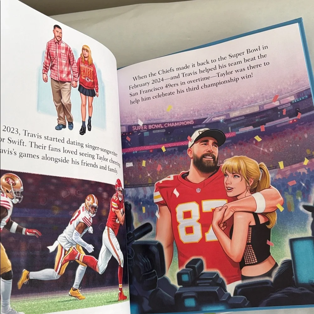 New I AM The Kelce Brothers Yhe BIG Golden Book limited edition exclusive 2024
